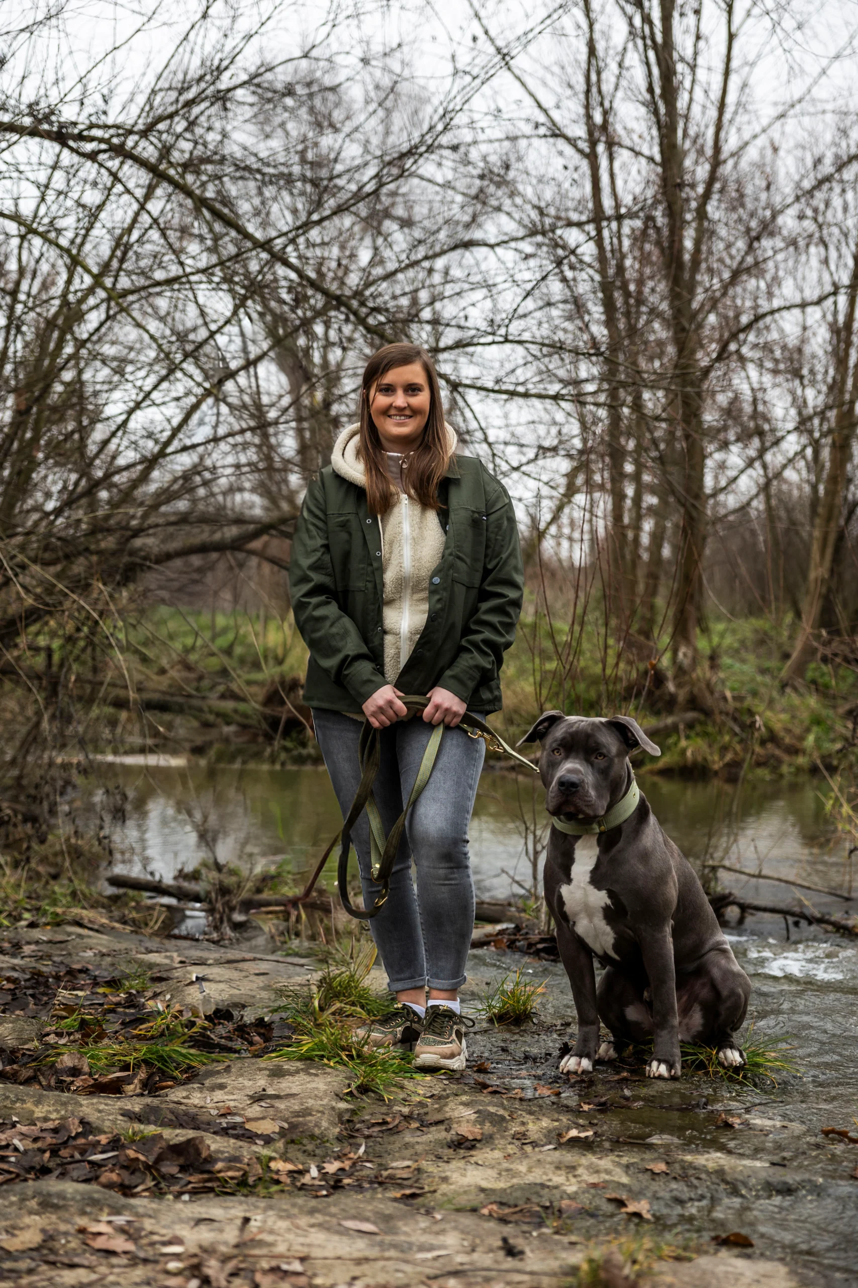 Daniela Stohmayer mit Hund Ivan